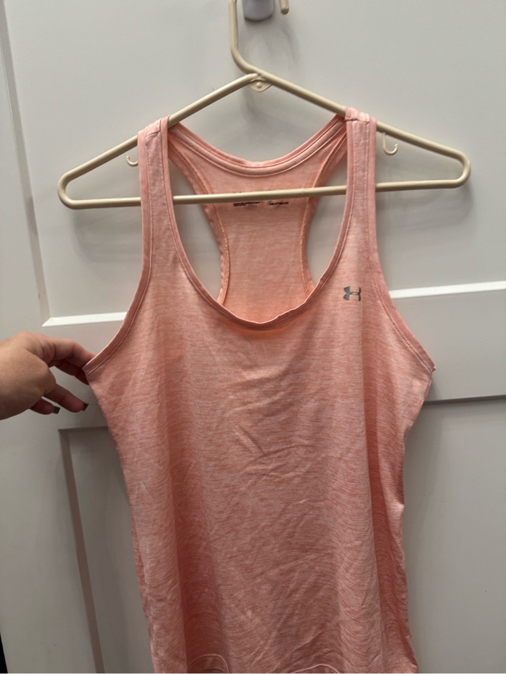 Under Armour Women's Light Peach Racerback Performance Tank